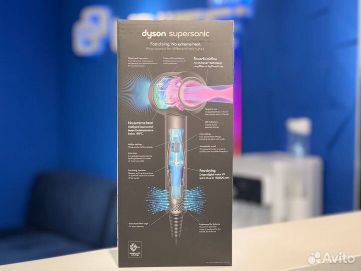 Фен Dyson Supersonic HD08 bnbc Никель/Медь