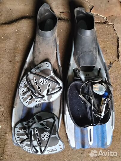 Ласты Комплект для снорклинга маска