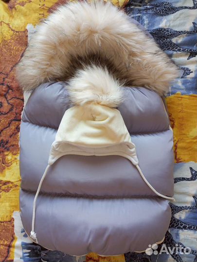 Зимний конверт на выписку