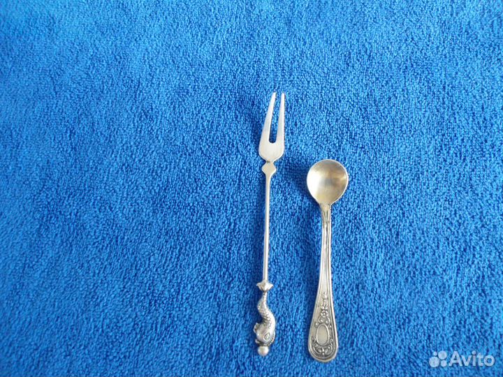 Мельхиор. Вилочка для лимона