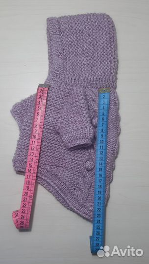 Вязаный свитер для собачки, S