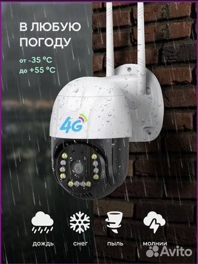 Уличная 4G камера видеонаблюдения (гарантия)