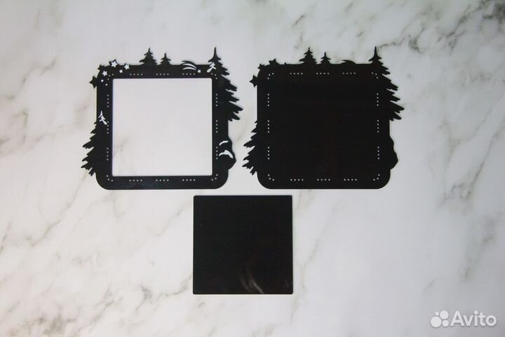 Рамка для оформления вышитой работы звездная ночь