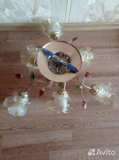 Люстра потолочная бу