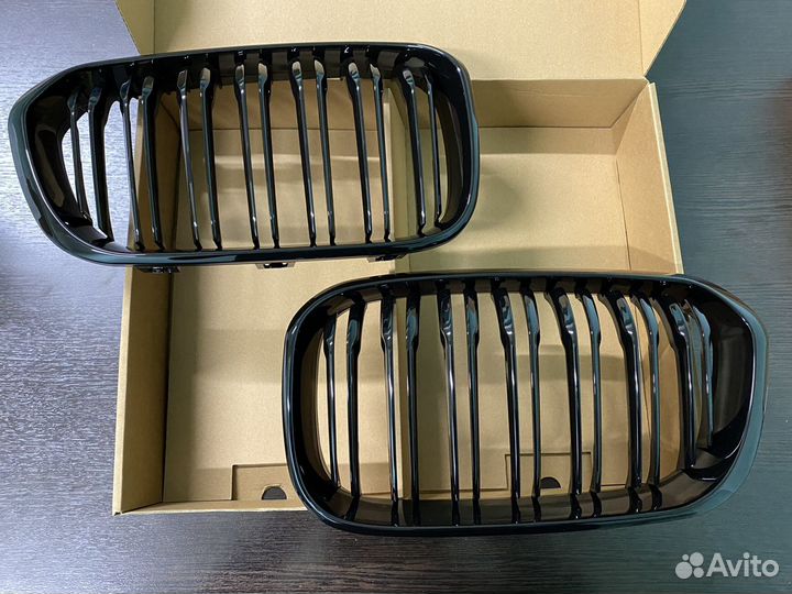 Решетка радиатора BMW F20 рест, М стиль, глянец