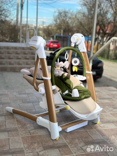 Электрокачель шезлонг стульчик для кормления