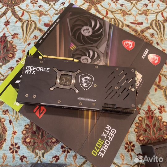 Видеокарта geforce rtx 3070 MSI gaming trio 8GB