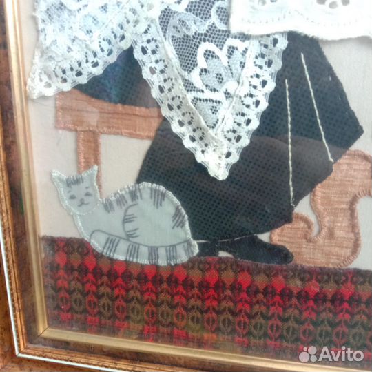 Картина из ткани пэчворк