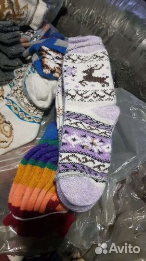 Носки вязаные шерстяные оптом