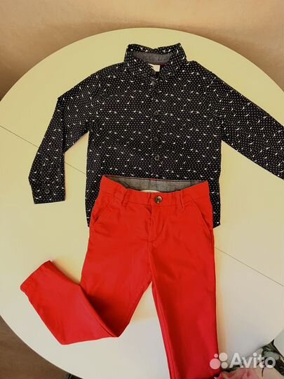 Рубашка и брюки для мальчика 104, штаны и рубашка