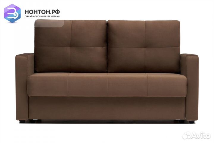 Диван шагающая еврокнижка Вита коричневый