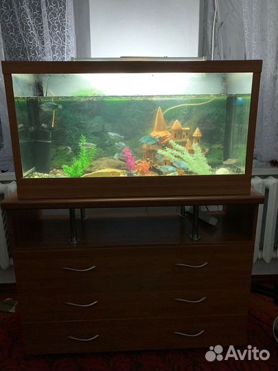 Аквариум с тумбой