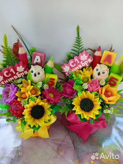 Букет из мыла к 1 сентября