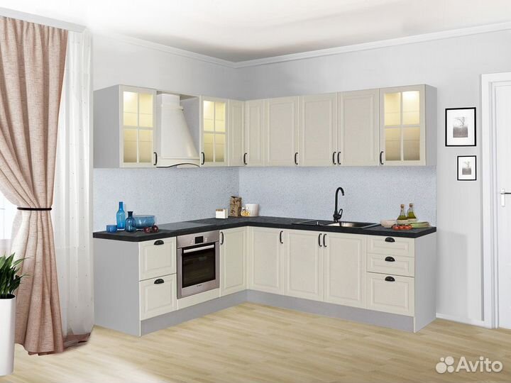 Кухонный гарнитур Классика угловой 2100х2250