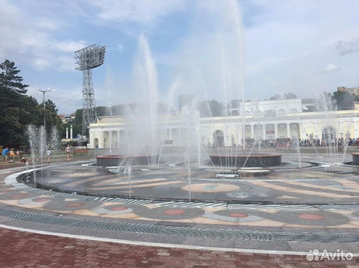 Пешеходный фонтан