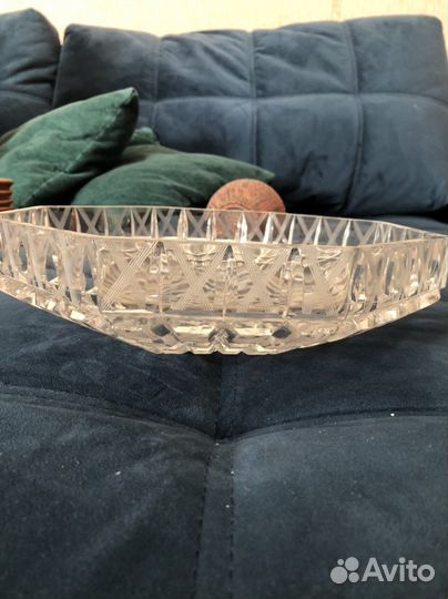 Ваза хрустальная