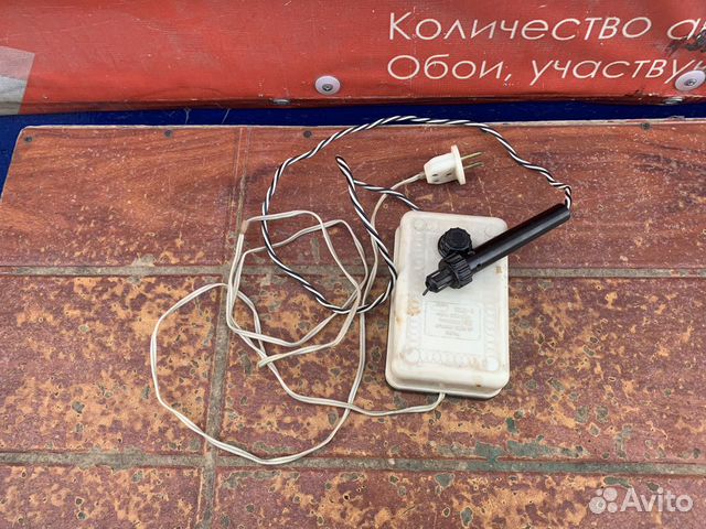 Прибор для выжигания по дереву СССР белый