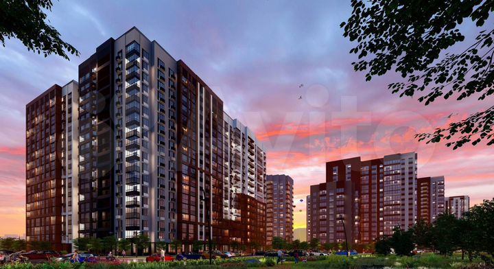 Квартира-студия, 26,6 м², 17/19 эт.