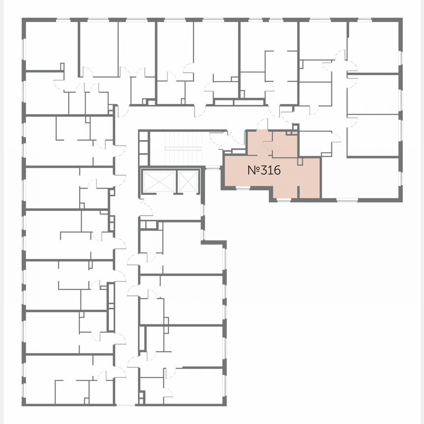 Апартаменты-студия, 29,7 м², 5/17 эт.