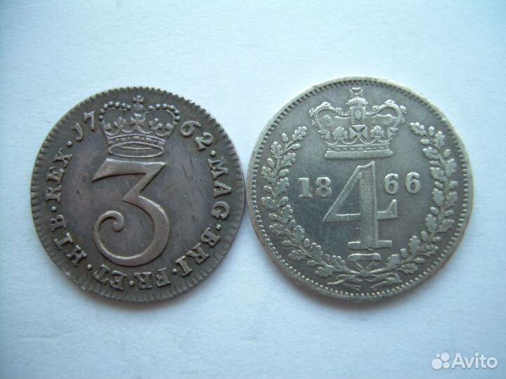 Великобритания и колонии : Африка,Азия др. серебро