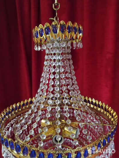 Хрустальная люстра СССР