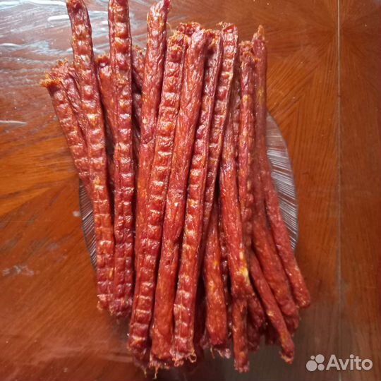 Колбаски вяленые,куриные Халяль