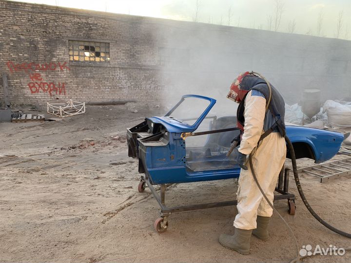 Пескоструйная обработка / Выездной пескоструй