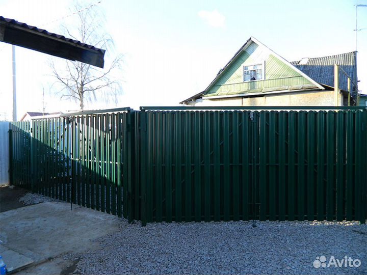 Заборы из евроштакетника под ключ