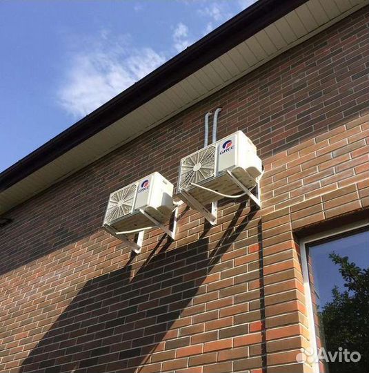 Монтаж закладных трасс, установка сплит-систем