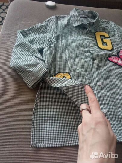 Рубашка gulliver новая, 116 для девочки