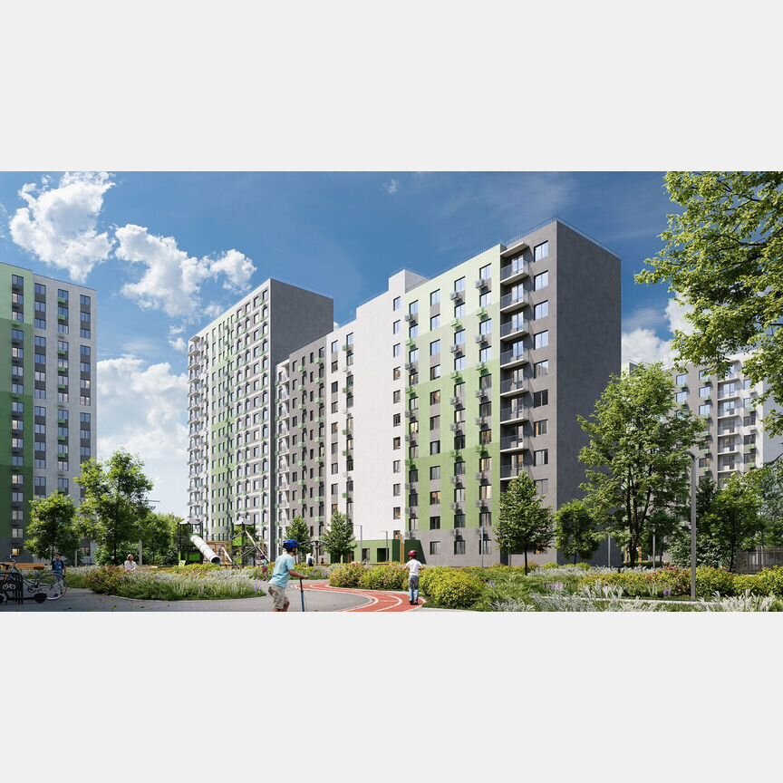 Квартира-студия, 21,4 м², 5/16 эт.