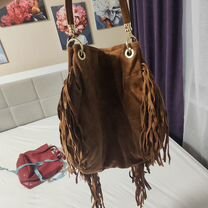 Сумка женская натуральная замша Италия