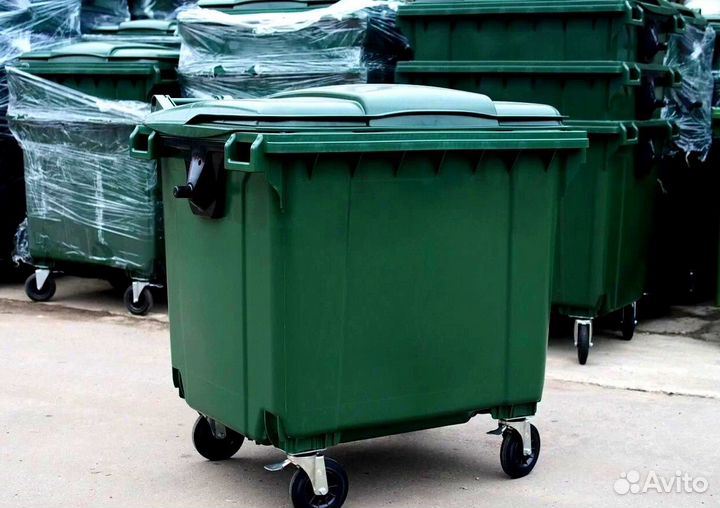 Пластиковый контейнер 1100л, 770л