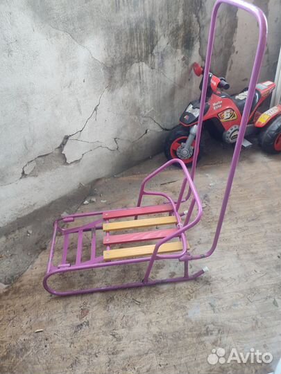 Детские зимние санки