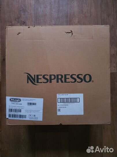 Кофемашина DeLonghi Nespresso ENV120.W