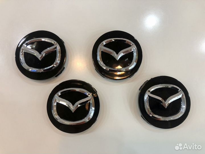 Колпачки на литые диски mazda 56 mm