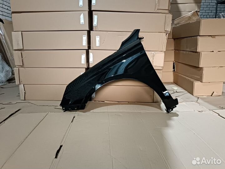 Крыло левое на автомобили Лада Веста цвет черный