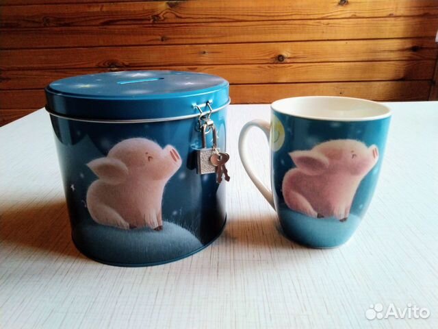 Кружка + копилка, набор подарочный