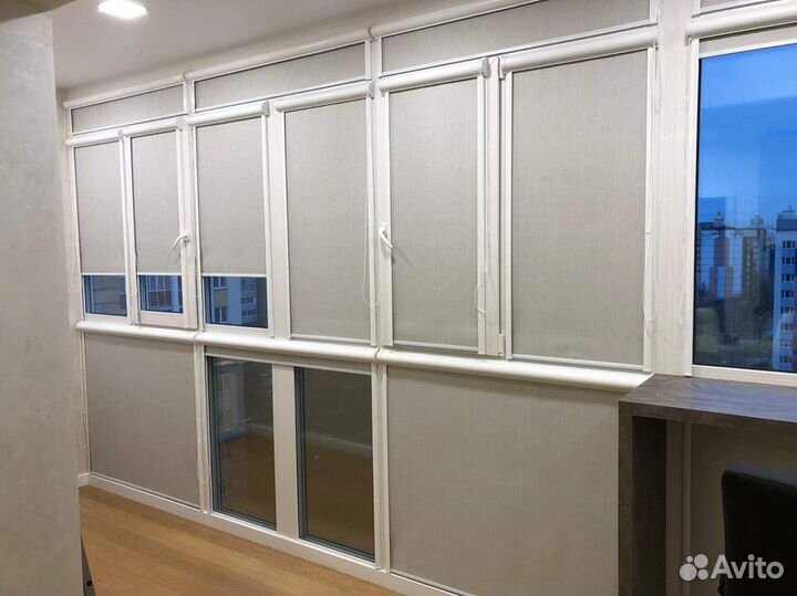 Рулонные шторы Зебра (день-ночь )