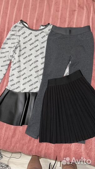 Вещи пакетом на девочку 140 146