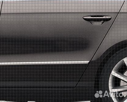 Хромированные молдинги на двери vw passat b6