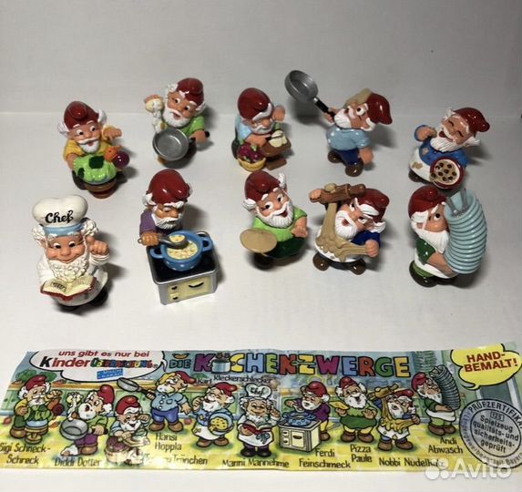 Игрушки из киндера 90х