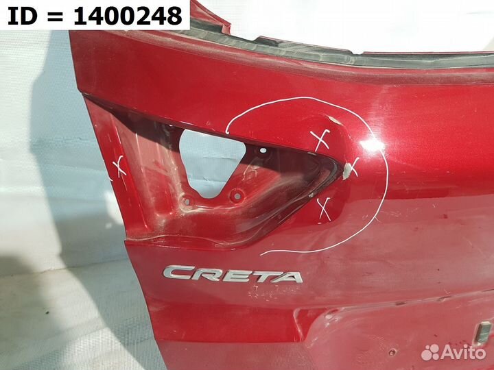 Дверь багажника Hyundai Creta