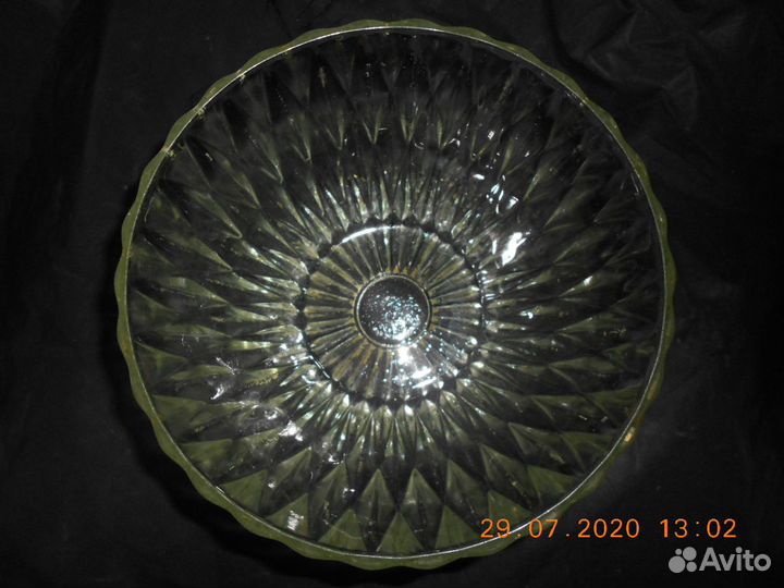Салатница стеклянная,СССР