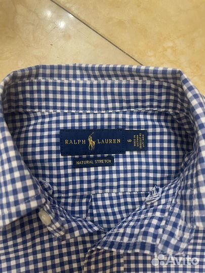 Ralf lauren рубашка на мальчика