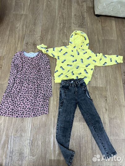 Вещи пакетом на девочку 122 128 hm