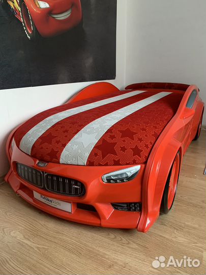 Кровать-машина «BMW» (новая)