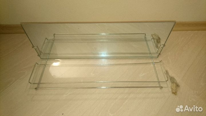 Полка для ванны с зеркалом