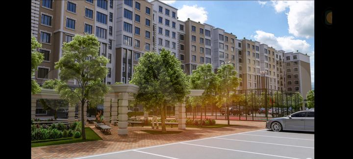 3-к. квартира, 88,4 м², 3/8 эт.