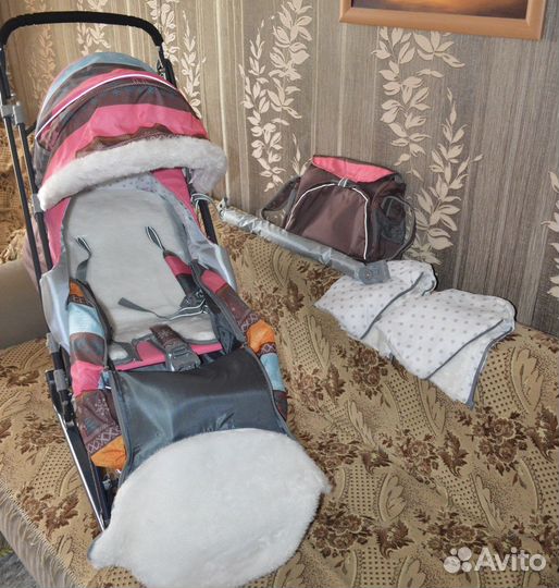 Санки коляска ника 7-3